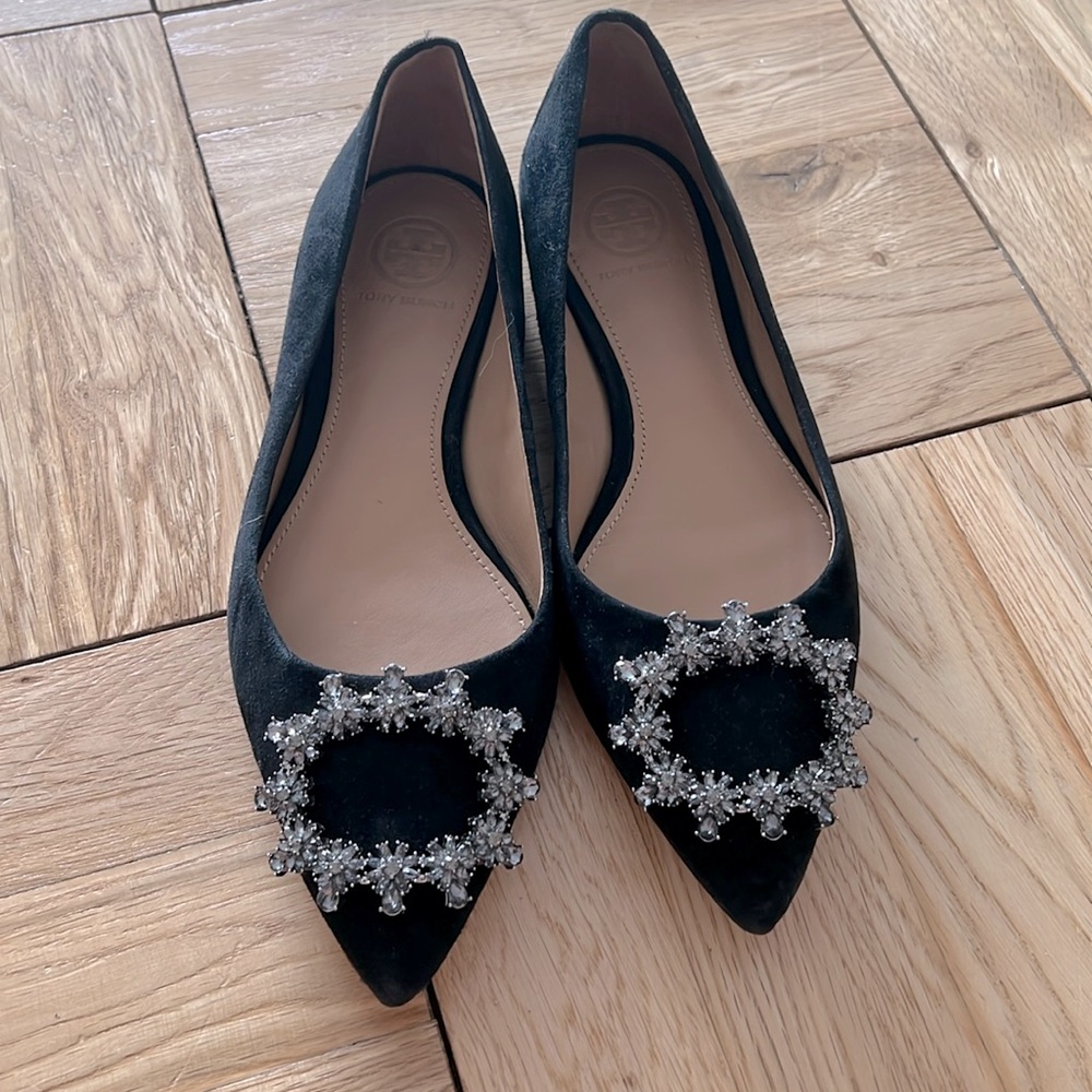 Tory Burch Rhinestone Flats